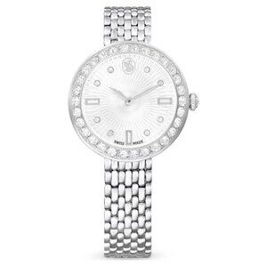 NWT Authentic Swarovski Certa Quartz Crystal Silver Dial Women's Watch